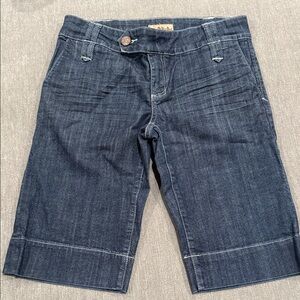 See Thru Soul Bermuda Jean shorts